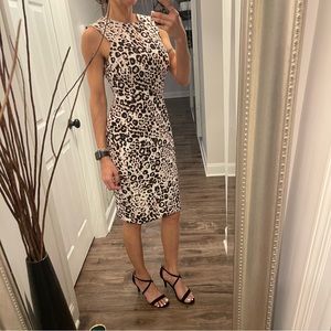 Calvin Klein animal print dress